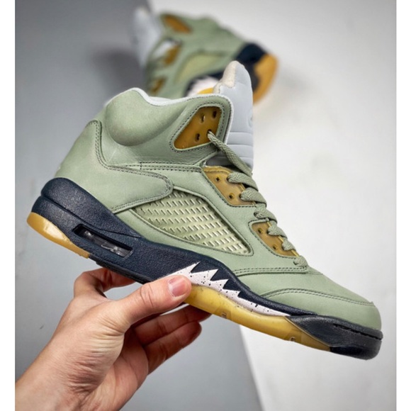 2021 Nike air Jordan v Retro jade Horizon desert sand sneakers